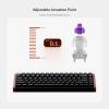 imageKeychron K2 HE Wireless Magnetic Switch Custom Keyboard and M3 Bluetooth 79g Lightweight Mouse QMK 24 GHz with Hall Effect Gateron DoubleRail 3311 Sensor 12000 DPI Compatible with Mac Windows Linux