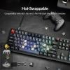 imageKeychron V6 8K Full Size Wired Mechanical Keyboard with Programmable Knob 8000 Hz Polling Rate OSA PBT Keycaps Hotswappable Super Red Switchs RGB Backlit for Mac Windows LinuxBanana Switch