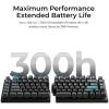 imageKeychron Q11 Ultra 8K Polling Rate Wireless Split Ergonomic Mechanical Keyboard 75 Split Layout with 2 Knobs 24 GHzBluetoothWired Aluminum HotSwappable RGB Red Switch for Mac Windows LinuxKeychron Silk POM Red Switch