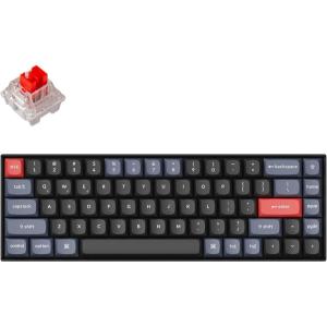 imageKeychron K6 Pro Wireless Custom Mechanical Keyboard QMKLauncher Programmable Macro HotSwappable Keychron K Pro Red Switch Keyboard 65 Layout RGB Backlit Office Keyboard for Mac Windows LinuxHotswappable Keychron K Pro Red Switch