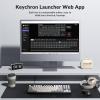 imageKeychron C1 Pro QMKVIA Custom Wired Mechanical Keyboard TKL Layout 87Keys Programmable PBT Keycaps RGB Backlight K Pro Brown Switch for Mac Windows LinuxRed Switch