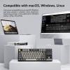 imageKeychron C1 Pro QMKVIA Custom Wired Mechanical Keyboard TKL Layout 87Keys Programmable PBT Keycaps RGB Backlight K Pro Brown Switch for Mac Windows LinuxBrown Switch