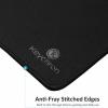 imageKeychron Large Gaming Mouse Pad 177  157 inch 450  400 mm Ample Space for Mouse Movement Smooth MicroWeave Surface for Optical Mice NonSlip Rubber Base Stitched Edges  BlackXl900x400mm