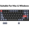 image:imageKeychron K2 Pro QMKVIA Wireless Mechanical Keyboard HotSwappable K Pro Red Switch with 75 Layout Custom Programmable Macro RGB Backlight PBT Keycaps Wired Keyboard for Mac Windows LinuxK Pro Red Switch