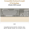 image:imageKeychron Silicone Wrist amp Palm Rest 176 Full Size for K10 Pro  K10 Max  Q6  Q6 Pro  Q6 Max  Q6 HE  V6  V6 Max  C4 HE Washable NonSlip Base Typing Support Light PurpleRetro Cream