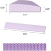image:imageKeychron Silicone Wrist amp Palm Rest 176 Full Size for K10 Pro  K10 Max  Q6  Q6 Pro  Q6 Max  Q6 HE  V6  V6 Max  C4 HE Washable NonSlip Base Typing Support Light PurpleLight Purple
