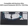 image:imageKeychron Silicone Wrist amp Palm Rest 176 Full Size for K10 Pro  K10 Max  Q6  Q6 Pro  Q6 Max  Q6 HE  V6  V6 Max  C4 HE Washable NonSlip Base Typing Support Light PurpleBlack