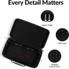image:imageKeychron Carrying Case for K3  K3 Pro  K3 Max  S1  Black EVA Hard Shell Canvas Bag with Comfortable Handle for Travel amp StorageK2