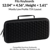 image:imageKeychron Carrying Case for K3  K3 Pro  K3 Max  S1  Black EVA Hard Shell Canvas Bag with Comfortable Handle for Travel amp StorageK3
