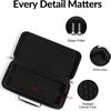 image:imageKeychron Carrying Case for K3  K3 Pro  K3 Max  S1  Black EVA Hard Shell Canvas Bag with Comfortable Handle for Travel amp StorageK3