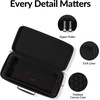 image:imageKeychron Carrying Case for K3  K3 Pro  K3 Max  S1  Black EVA Hard Shell Canvas Bag with Comfortable Handle for Travel amp StorageQ1