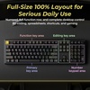 image:imageKeychron J5 HE Wireless Magnetic Switch Keyboard 107Key FullSize Hall Effect Gaming Keyboard with Knob 24GHzBluetooth 52USBC QMKLancher Web Custom RGB Backlight for MacWindows