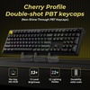 image:imageKeychron J5 HE Wireless Magnetic Switch Keyboard 107Key FullSize Hall Effect Gaming Keyboard with Knob 24GHzBluetooth 52USBC QMKLancher Web Custom RGB Backlight for MacWindows