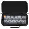 image:imageKeychron Carrying Case for K3  K3 Pro  K3 Max  S1  Black EVA Hard Shell Canvas Bag with Comfortable Handle for Travel amp StorageK3