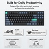 image:imageKeychron B33 Silent Wireless Keyboard Premium TKL Scissor Switch Keyboard with TriMode Connectivity Programmable via Launcher for Mac Windows Linux