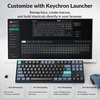image:imageKeychron B33 Silent Wireless Keyboard Premium TKL Scissor Switch Keyboard with TriMode Connectivity Programmable via Launcher for Mac Windows Linux