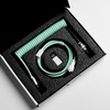 image:imageKeychron Custom Coiled Aviator USBC Cable Black 5Pin GX12 Detachable Metal Connector USBA Adapter Durable Braided Cable for Mechanical Keyboards Charging amp Data TransferMint