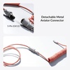 image:imageKeychron Custom Coiled Aviator USBC Cable Black 5Pin GX12 Detachable Metal Connector USBA Adapter Durable Braided Cable for Mechanical Keyboards Charging amp Data TransferPink Orange