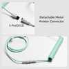 image:imageKeychron Custom Coiled Aviator USBC Cable Black 5Pin GX12 Detachable Metal Connector USBA Adapter Durable Braided Cable for Mechanical Keyboards Charging amp Data TransferMint
