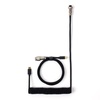 image:imageKeychron Custom Coiled Aviator USBC Cable Black 5Pin GX12 Detachable Metal Connector USBA Adapter Durable Braided Cable for Mechanical Keyboards Charging amp Data TransferBlack