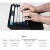image:imageKeychron Silicone Wrist amp Palm Rest 176 Full Size for K10 Pro  K10 Max Q6V6 Series ProMaxUltraHE Washable NonSlip Base Typing Support Light PinkBlack