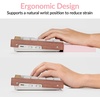 image:imageKeychron Silicone Wrist amp Palm Rest 176 Full Size for K10 Pro  K10 Max Q6V6 Series ProMaxUltraHE Washable NonSlip Base Typing Support Light PinkLight Pink