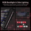 image:imageKeychron C3 Pro TKL 80 Wired Mechanical Keyboard 8K Polling Rate QMKVIA Programmable HotSwappable RGB Backlit ShineThrough Keycaps Super Red Switch for WindowsMacMagnetic Switch