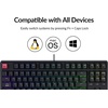 image:imageKeychron C3 Pro TKL 80 Wired Mechanical Keyboard 8K Polling Rate QMKVIA Programmable HotSwappable RGB Backlit ShineThrough Keycaps Super Red Switch for WindowsMacBrown Switch