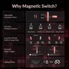 image:imageKeychron C3 Pro TKL 80 Wired Mechanical Keyboard 8K Polling Rate QMKVIA Programmable HotSwappable RGB Backlit ShineThrough Keycaps Super Red Switch for WindowsMacMagnetic Switch