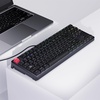 image:imageKeychron C3 Pro TKL 80 Wired Mechanical Keyboard 8K Polling Rate QMKVIA Programmable HotSwappable RGB Backlit ShineThrough Keycaps Super Red Switch for WindowsMacBanana Switch