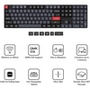 image:imageKeychron K5 Pro Hotswappable UltraSlim Custom Mechanical Keyboard RGB Full Size QMKVIA Programmable Wireless BluetoothUSB Wired Keyboard for Mac Windows Linux  Low Profile Gateron Red SwitchHotswappable Red Switch