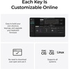 image:imageKeychron Q16 HE 8K Ceramic Magnetic Keyboard Full Ceramic Case amp Keycaps Rapid Trigger Wired Hall Effect RGB Backlit HotSwappable for Premium Desk Setups MacWindowsLinux  GreenBlue