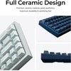 image:imageKeychron Q16 HE 8K Ceramic Magnetic Keyboard Full Ceramic Case amp Keycaps Rapid Trigger Wired Hall Effect RGB Backlit HotSwappable for Premium Desk Setups MacWindowsLinux  GreenGreen