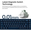 image:imageKeychron Q16 HE 8K Ceramic Magnetic Keyboard Full Ceramic Case amp Keycaps Rapid Trigger Wired Hall Effect RGB Backlit HotSwappable for Premium Desk Setups MacWindowsLinux  GreenGreen