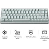 image:imageKeychron Q16 HE 8K Ceramic Magnetic Keyboard Full Ceramic Case amp Keycaps Rapid Trigger Wired Hall Effect RGB Backlit HotSwappable for Premium Desk Setups MacWindowsLinux  GreenBlue