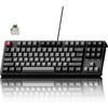 image:imageKeychron C3 Pro TKL 80 Wired Mechanical Keyboard 8K Polling Rate QMKVIA Programmable HotSwappable RGB Backlit ShineThrough Keycaps Super Red Switch for WindowsMacMagnetic Switch