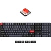image:imageKeychron K5 Pro Hotswappable UltraSlim Custom Mechanical Keyboard RGB Full Size QMKVIA Programmable Wireless BluetoothUSB Wired Keyboard for Mac Windows Linux  Low Profile Gateron Red SwitchHotswappable Red Switch